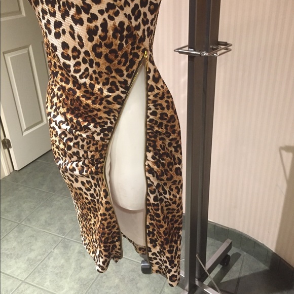 ⬇️Price Drop⬇️💕💕HOST PICK💕💕NWOTSexy animal print dress or swimsuit cover up - Picture 4 of 8